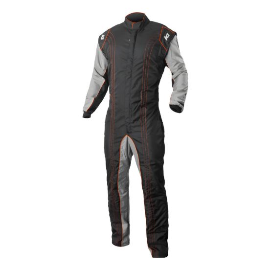 Suit Karting GK2 Adult X-Large Black/Orange