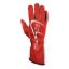 Glove Track 1 Red 4X- Small Youth