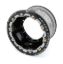 Wheel 4-Pin 10x7 3in BS w/Bdlk Black