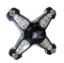 Front Hub 4 Pin Micro LH w/Bearing Black