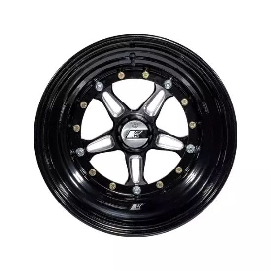 Wheel Direct Mnt 15 x 8 3in BS Black