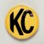 Vinyl Cover 6in Round Yellow w/Black Pair