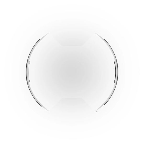 SlimLite 8in LED Light Cover Clear