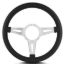 Steering Wheel Mark 4 El egante Pol. w/Blk Wrap