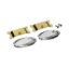 Oval Interior Door Handles- Polished