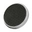 Round Chrome Steel Brake Pad W/Rubber Insert