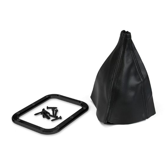 Blk Billet Rectangular Floor Mount Shifter Boot