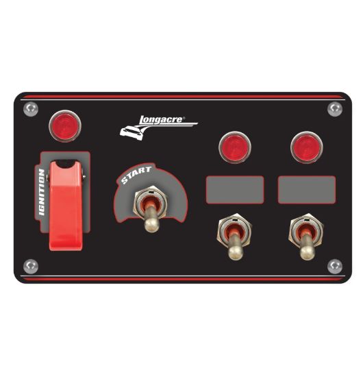 Ignition Panel Black w/2 Acc. and Pilot Light