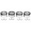 Piston Set w/Rings   4pk GM 6.6L Duramax LH