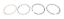 Single Cyl Piston Ring Set 4.315 1.5 15 3.0mm