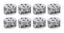 SBC PowerPak FT Piston Set  4.011 Bore  GM 604