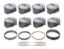 SBC PowerPak FT Piston Set 4.050 Bore -4.1cc