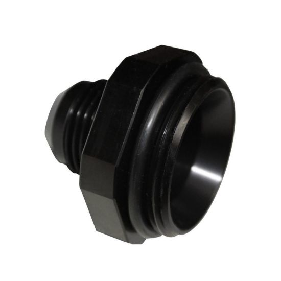 #12 AN Water Neck Fitting - Black