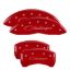 11-   Challenger Caliper Covers Red