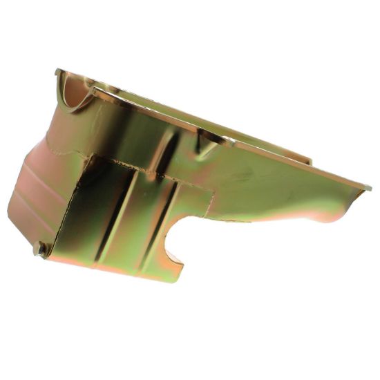 SBC 6qt Oil Pan w/RH Dipstick - 62-67 Nova