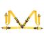 Corsa Harness 4 Point 3x3 Yellow Clip in  Cam