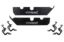 Spark Plug Guards Complete Set Black