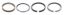 Perf. Piston Ring Set V8 4.040 Bore 1.5x1.5x3.0