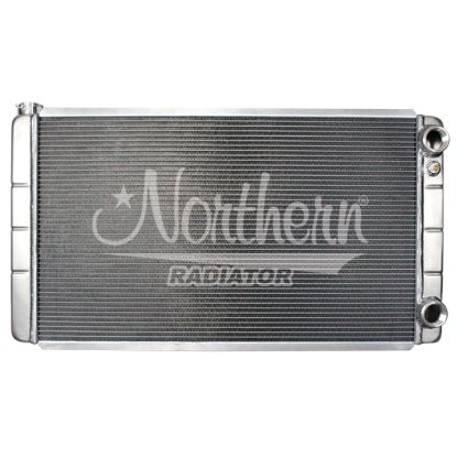 GM Radiator Dual Pass 19 x 35 Changeable Inlet