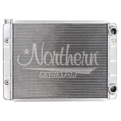 GM Radiator Dual Pass 19 x 28 Changeable Inlet