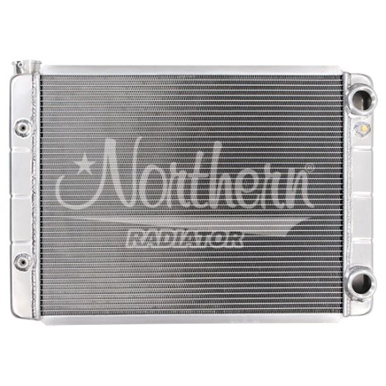 GM Radiator Dual Pass 19 x 28 Changeable Inlet