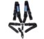 Harness 5pt Camlock Black w/Pads SFI 16.1