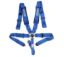 Harness 5pt Camlock Blue w/Pads SFI 16.1