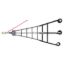 Racing Cage Net 3 Point Black