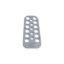 Driver Left Footrest Sandblasted ALuminium