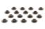 Steel C/M Valve Spring Retainers - 7 Degree