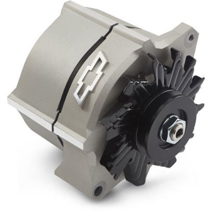 Alternator Raised Bowtie Emblem Cast Gray Crinkle