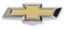 Large Chevy Bowtie Air Cleaner Nut Chrome/Gold