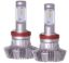 H11 Platinum LED Bulb Tw in Pack - 4000Lm  6000K