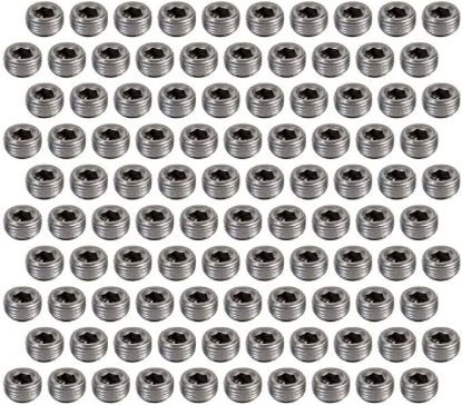1/2 Pipe Plugs 100pk Hex Socket