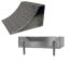 Wheel Chock Single w/Pins Aluminum