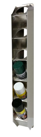 Aerosol Spray Can Shelf 6 Can Vert.