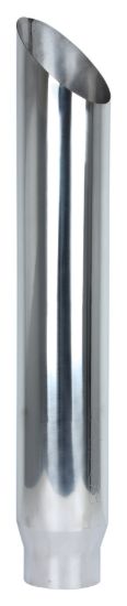 Exhaust Stack 5in x 6in 36in L Miter Polished
