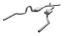 64-72 GM A-Body 2.5in Crossmember Back Exhaust