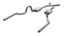 64-72 A-Body Crossmember Back Exhaust 2.5in