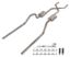 65-70 Chevy B-Body X-Pip Crossmember Back Exhaust