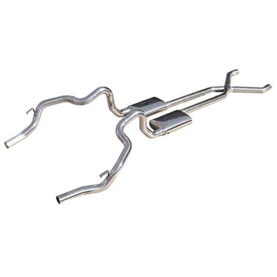 70-74 Camaro 2.5in Exhaust System w/X-Pipe