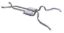 62-67 Nova Crossmember Back Exhaust
