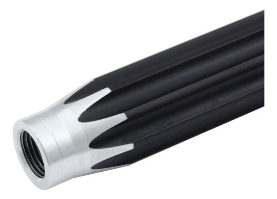 3/8 Aluminum Scalloped Tube 4.5in