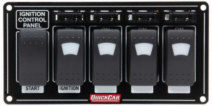 Ignition Panel w/ Rocker Switches Fuses & Lights