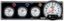 3-1 Gauge Panel OP/WT/OT w/5in Tach Black