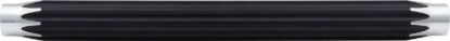 5/8 Aluminum Scalloped Tube - 12in.