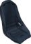 Seat Cover Poly Lo-Back Black