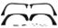 07-18 Jeep Wrangler JK F ront & Rear Fender Flare
