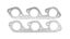 Exhaust Gaskets Ford V6 3.8L/4.2L Round Port