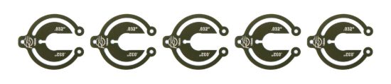 Alum Packer 14mm 1/32in Thick - 5 Pack